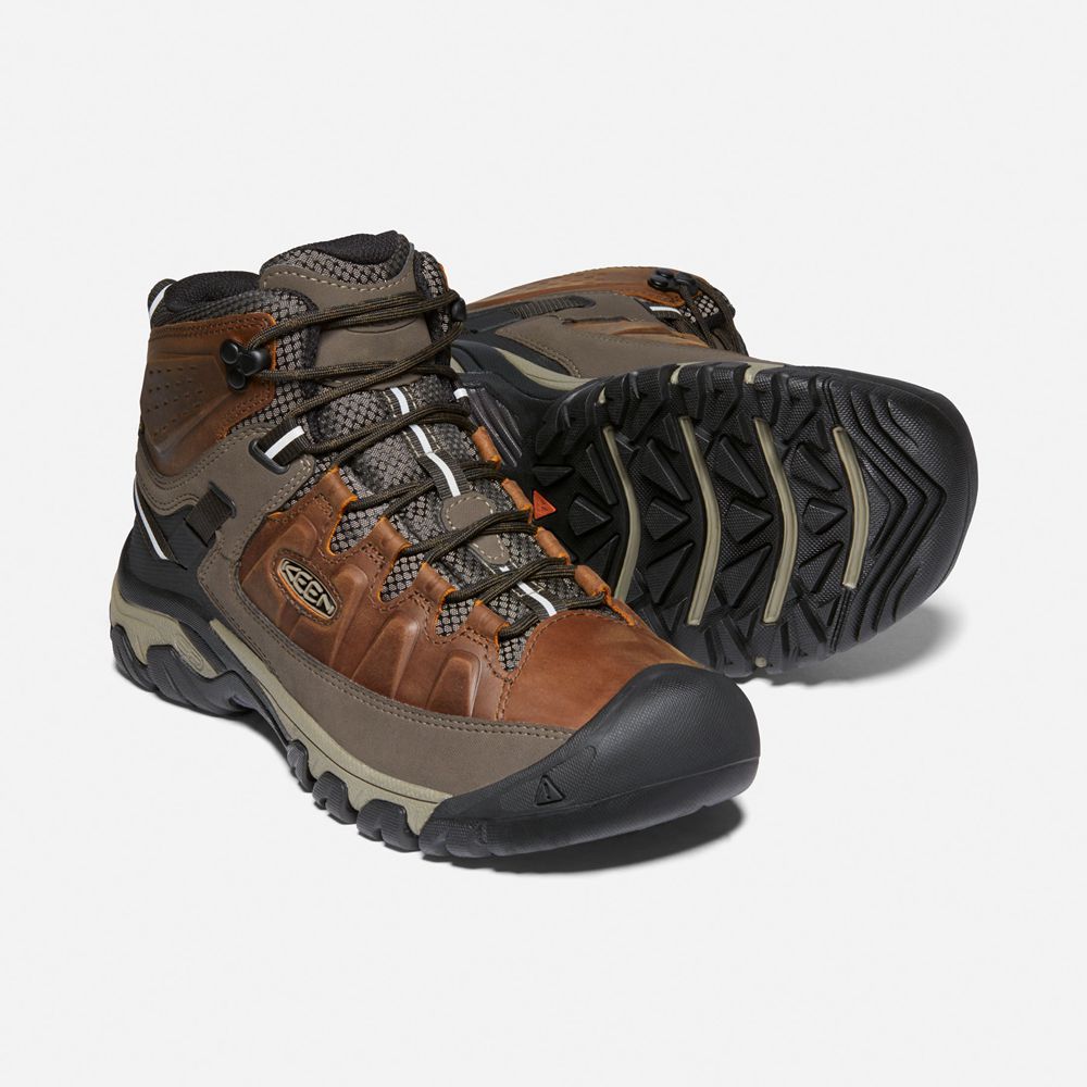 Keen Laarzen Heren Bruin - Targhee Iii Waterproof Mid - 30718-NTEB